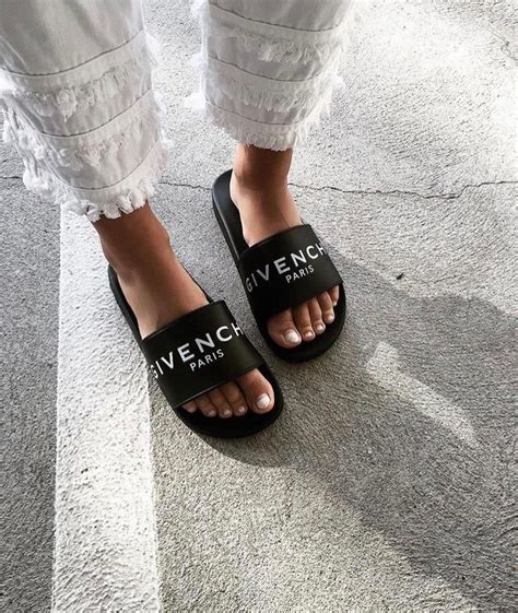 black givenchy slides|givenchy sandals size chart.